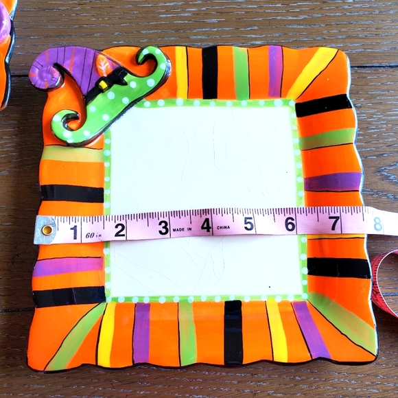 Vintage TII Collections Witch Hat/Shoe Decorative Plates - Picture 10 of 10